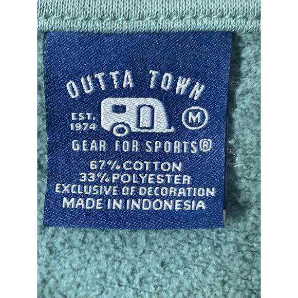 Mt Rainier National Park Sweatshirt Green Size Medium Outta Town Washington - Picture 3 of 5